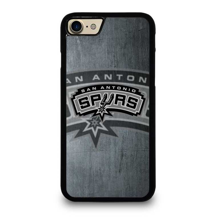 SAN ANTONIO SPURS METAL LOGO iPhone 7 / 8 Case Cover
