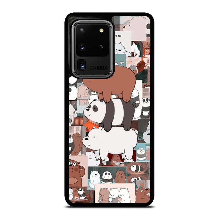 WE BARE BEARS COLLAGE Samsung Galaxy S20 Ultra Case Cover