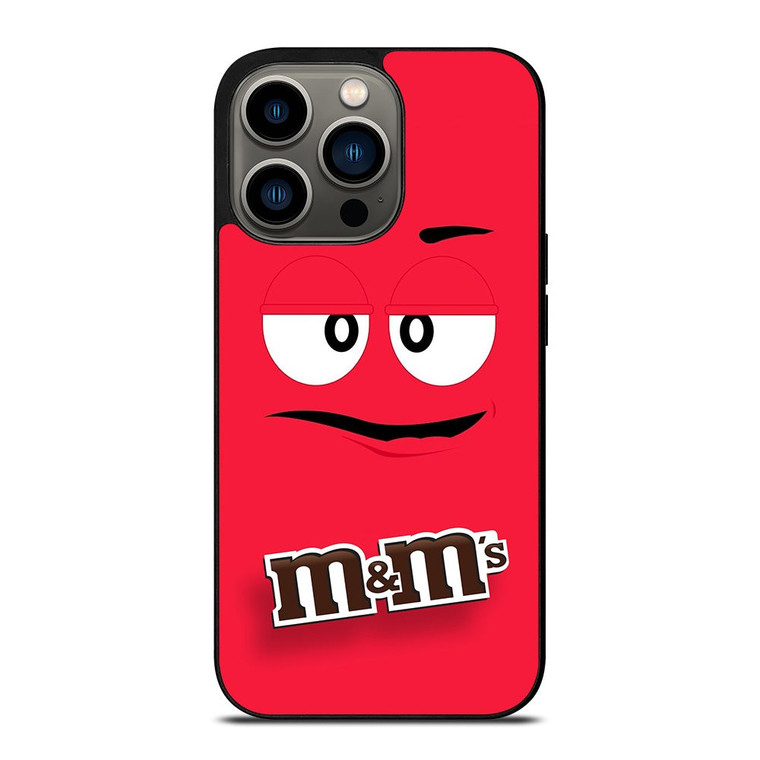 M&M'S CHOCOLATE MASCOT FACE iPhone 13 Pro Case Cover