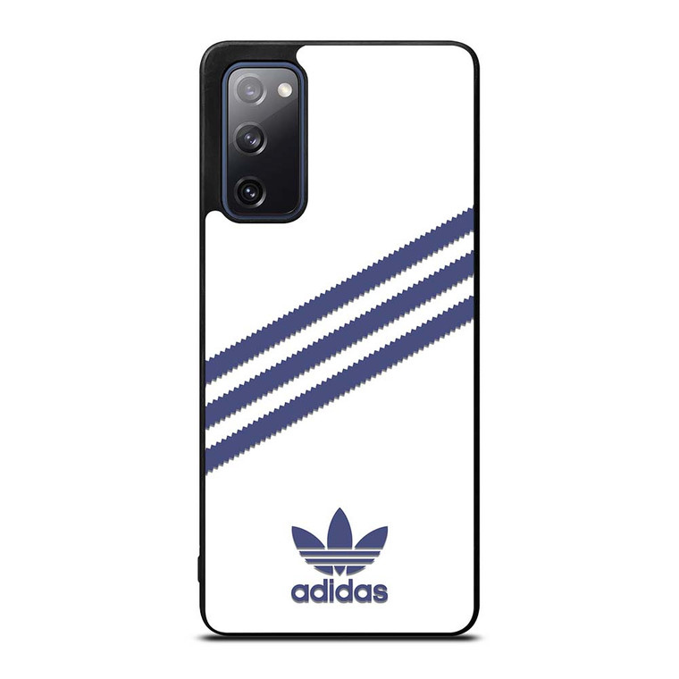ADIDAS ORIGINALS STRIPES WHITE ROYAL BLUE Samsung Galaxy S20 FE Case Cover