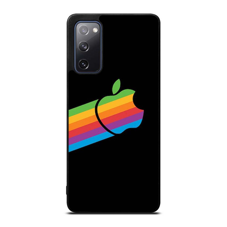 APPLE RETRO DESIGN BLACK Samsung Galaxy S20 FE Case Cover