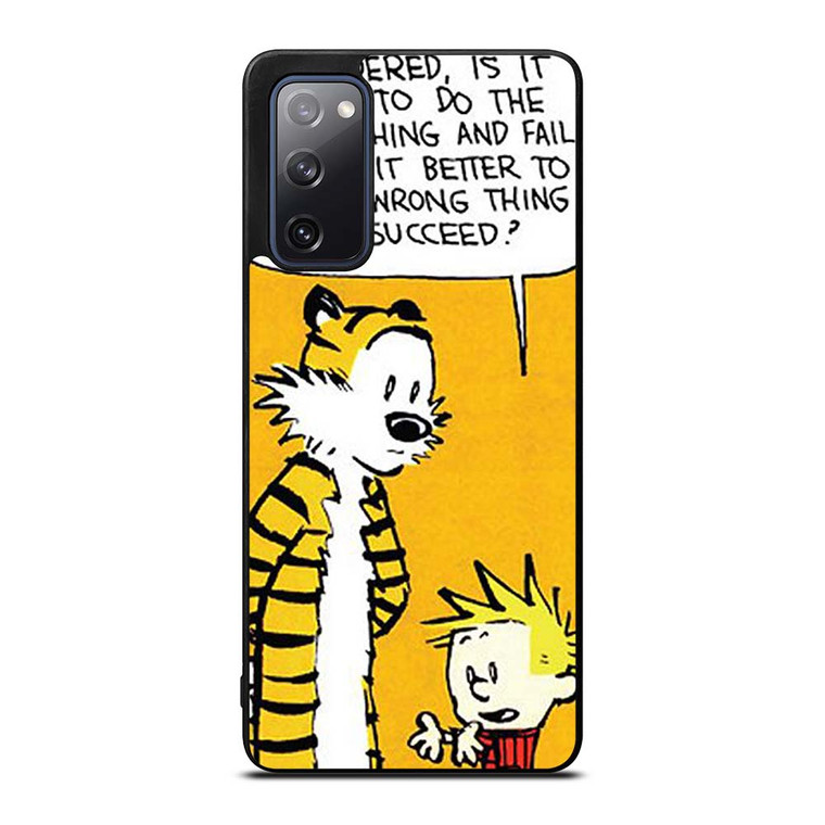 CALVIN AND HOBBES QUOTE Samsung Galaxy S20 FE Case Cover