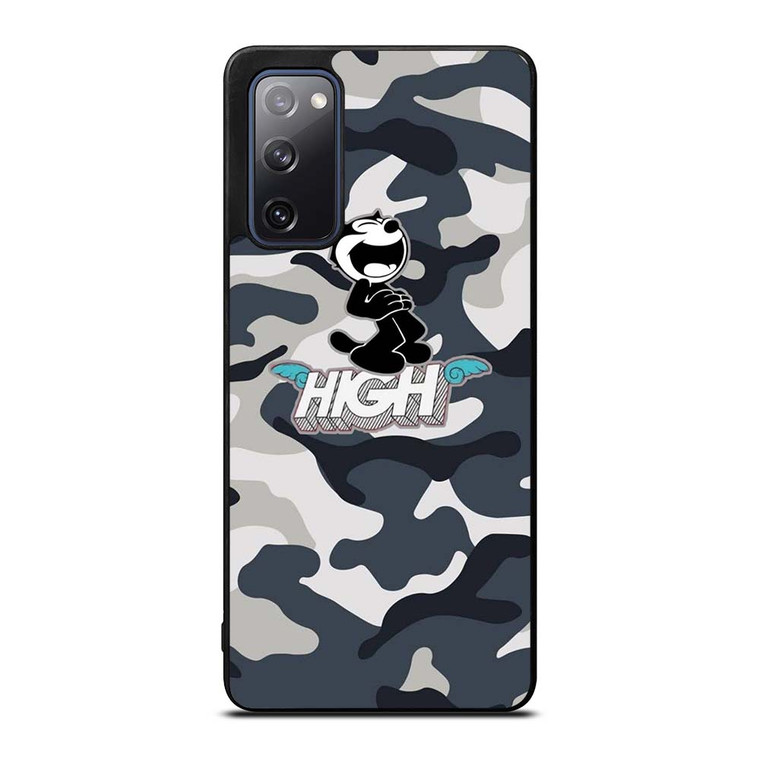 FELIX THE CAT HIGH CAMO Samsung Galaxy S20 FE Case Cover
