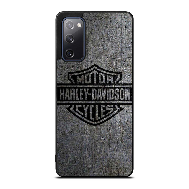 HARLEY DAVIDSON MOTORCYCLES COMPANY LOGO METAL Samsung Galaxy S20 FE Case Cover