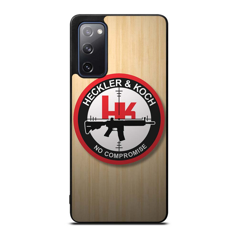 HECKLER AND KOCH WOODEN LOGO Samsung Galaxy S20 FE Case Cover