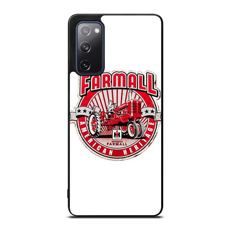 IH INTERNATIONAL HARVESTER FARMALL TRACTOR LOGO AMREICAN HERITAGE Samsung Galaxy S20 FE Case Cover