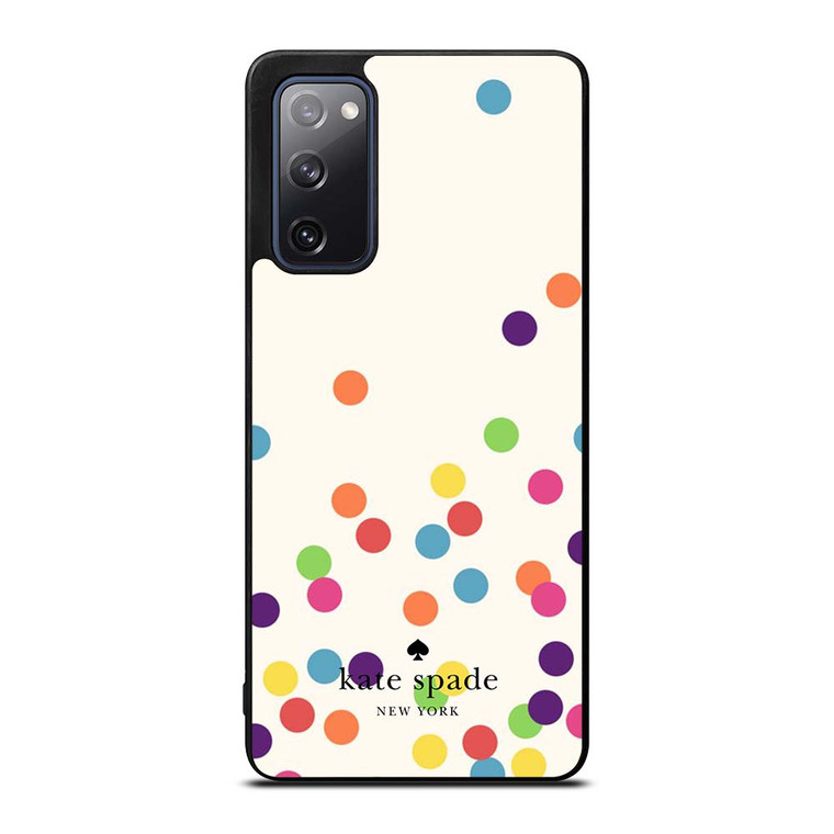 KATE SPADE NEW YORK LOGO COLORFUL POLKADOTS ICON Samsung Galaxy S20 FE Case Cover