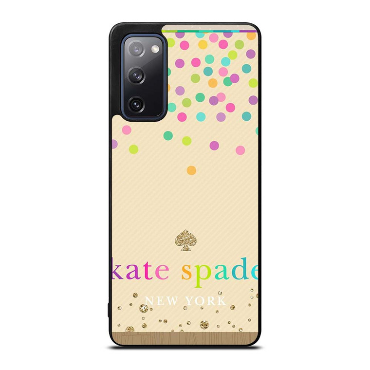 KATE SPADE NEW YORK LOGO COLORFUL POLKADOTS Samsung Galaxy S20 FE Case Cover