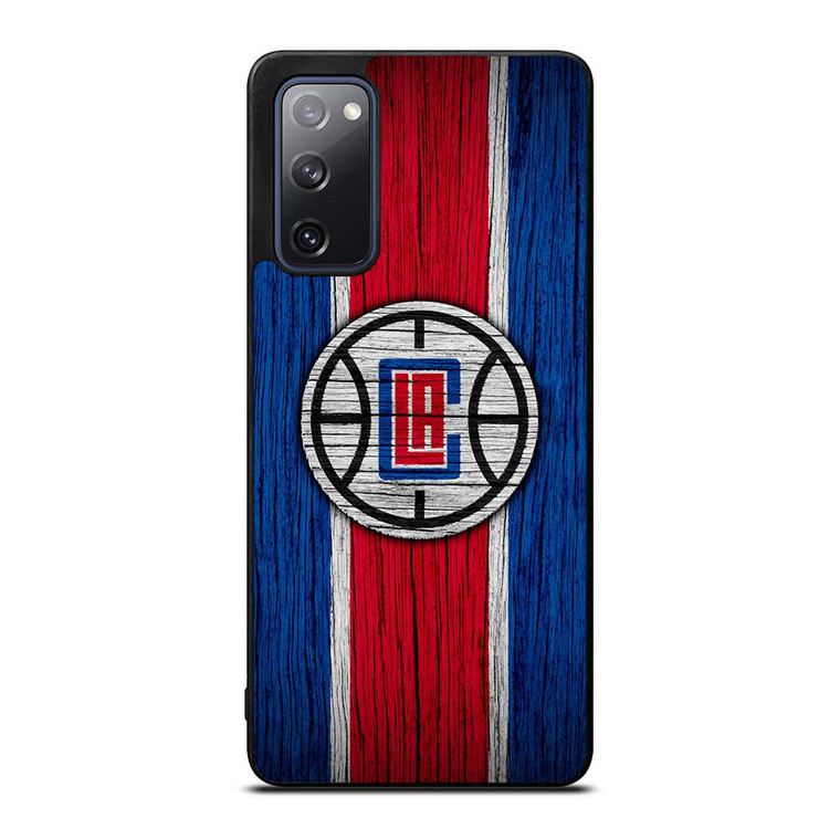 LOS ANGELES CLIPPERS WOOD LOGO Samsung Galaxy S20 FE Case Cover