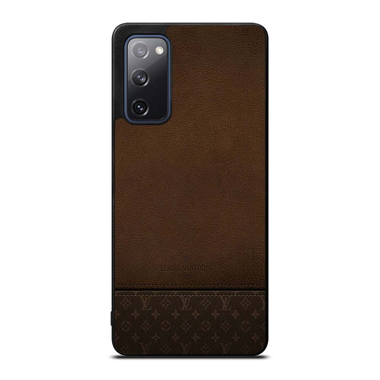 LOUIS VUITTON PARIS LV LOGO LEATHER BAG Samsung Galaxy S20 FE Case Cover