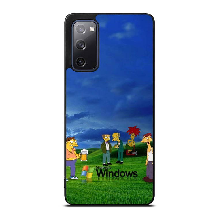 MICROSOFT WINDOWS THE SIMPSONS Samsung Galaxy S20 FE Case Cover