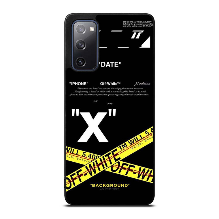 OFF WHITE 2 Samsung Galaxy S20 FE Case Cover
