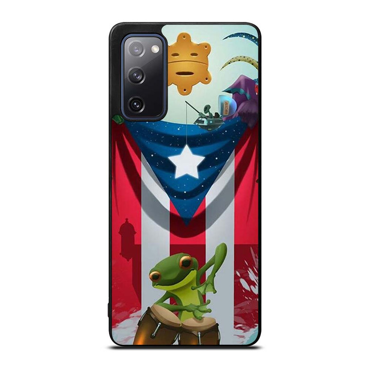 PUERTO RICO FROG FLAG Samsung Galaxy S20 FE Case Cover