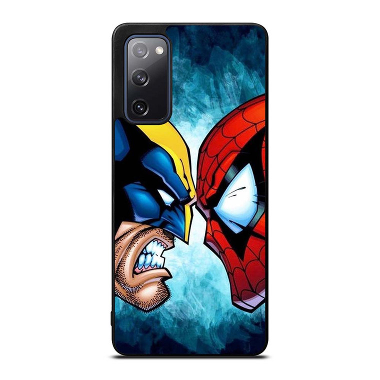 SPIDERMAN VS WOLVERINE MARVEL COMICS Samsung Galaxy S20 FE Case Cover