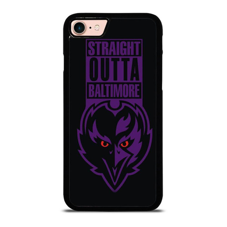 STRAIGHT OUTTA BALTIMORE BALTIMORE RAVENS iPhone 7 / 8 Case Cover