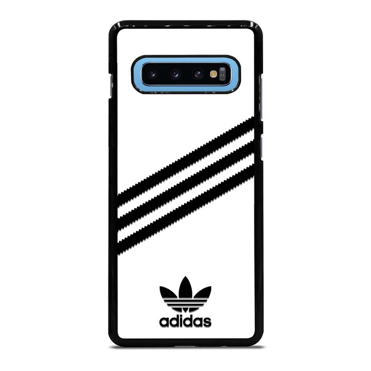 ADIDAS ORIGINALS STRIPES WHITE BLACK Samsung Galaxy S10 Plus Case Cover