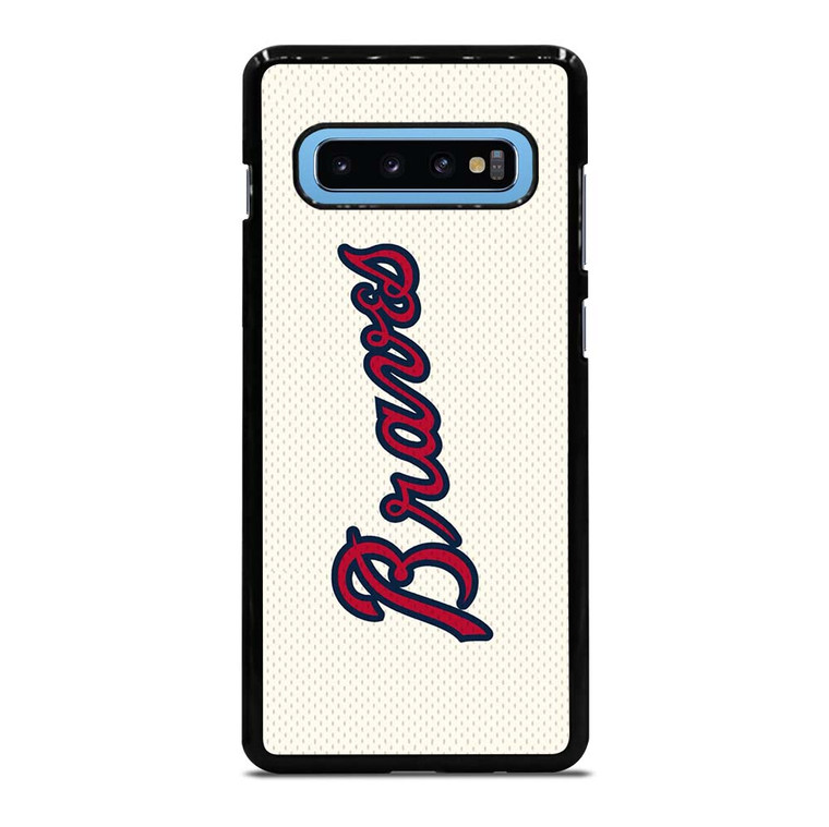 ATLANTA BRAVES ICON BASEBALL TEAM LOGO Samsung Galaxy S10 Plus Case Cover