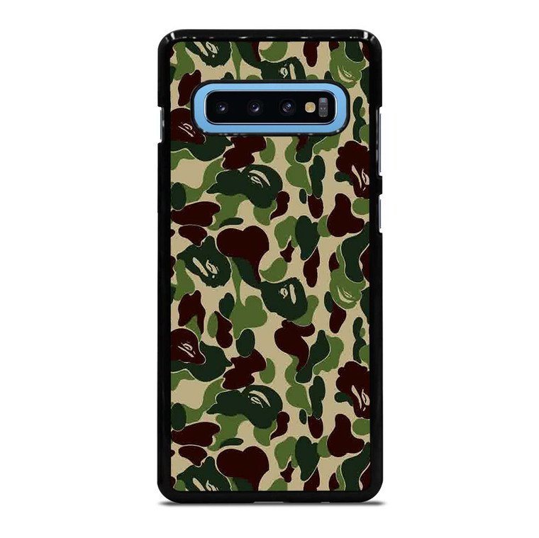 BAPE BATHING APE CAMO Samsung Galaxy S10 Plus Case Cover
