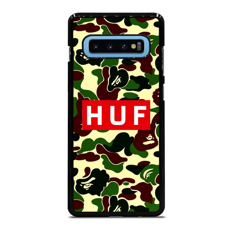 BAPE CAMO HUF Samsung Galaxy S10 Plus Case Cover