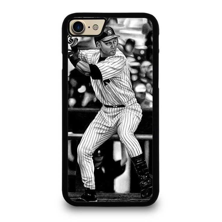 DEREK JETER NEW YORK YANKEES BASEBALL 2 iPhone 7 / 8 Case Cover