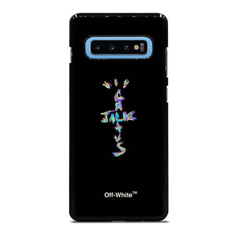 CACTUS JACK TRAVIS SCOTT X OFF WHITE 2 Samsung Galaxy S10 Plus Case Cover