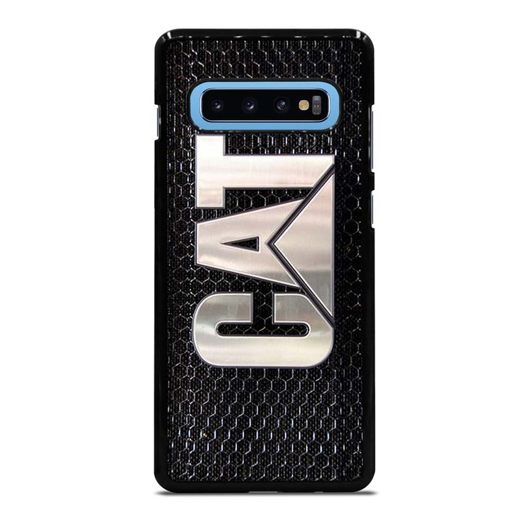 CATERPILLAR CAT LOGO TRACTOR METAL EMBLEM Samsung Galaxy S10 Plus Case Cover