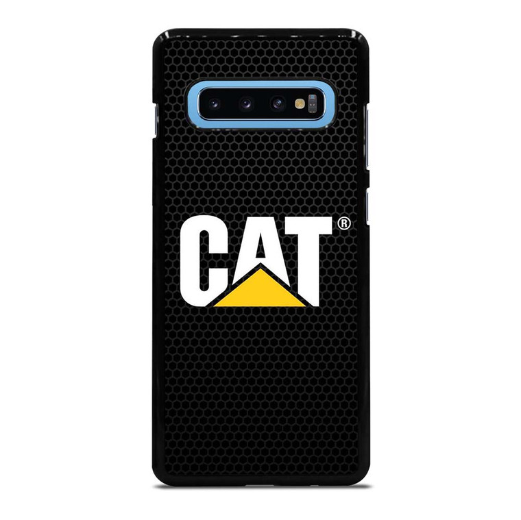 CATERPILLAR CAT LOGO TRACTOR METAL ICON Samsung Galaxy S10 Plus Case Cover