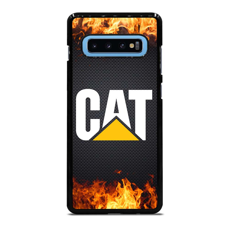 CATERPILLAR CAT TRACTOR LOGO FIRE Samsung Galaxy S10 Plus Case Cover