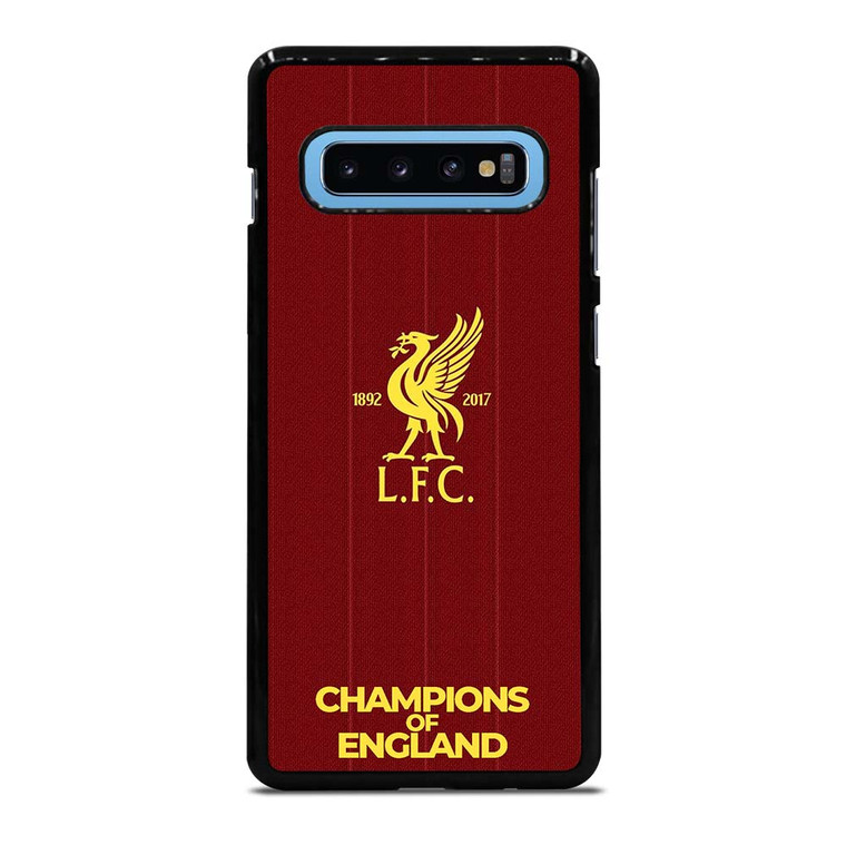 CHAMPIONS OF ENGLAND LIVERPOOL FC Samsung Galaxy S10 Plus Case Cover