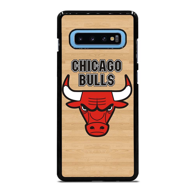 CHICAGO BULLS LOGO WOODEN Samsung Galaxy S10 Plus Case Cover