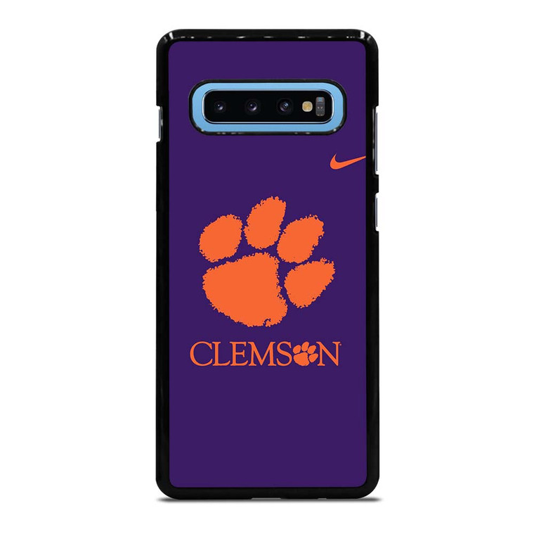 CLEMSON TIGERS LOGO UNIVERSITY FOOTBALL PAW NIKE ICON Samsung Galaxy S10 Plus Case Cover