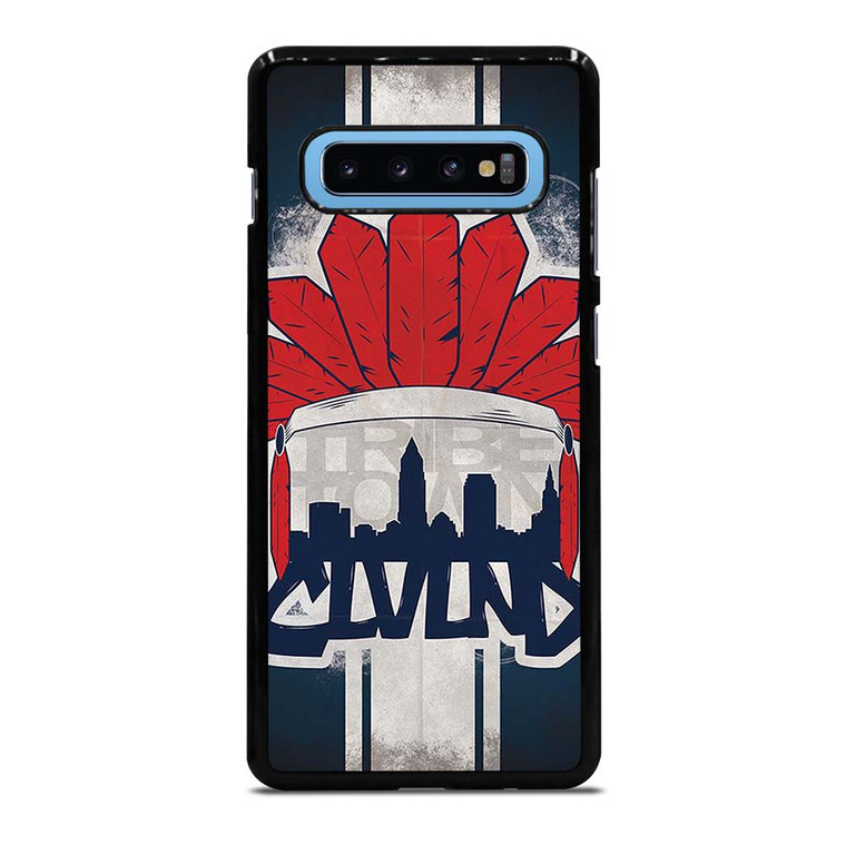 CLEVELAND INDIANS LOGO BASEBALL TEAM TRIBE TOWN Samsung Galaxy S10 Plus Case Cover