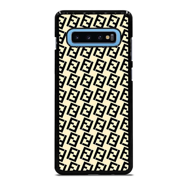 FENDI FASHION ROMA LOGO PATTERN Samsung Galaxy S10 Plus Case Cover