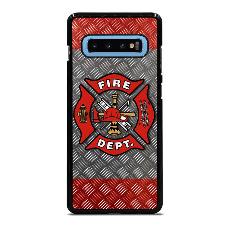 FIREFIGHTER FIREMAN PLATE Samsung Galaxy S10 Plus Case Cover