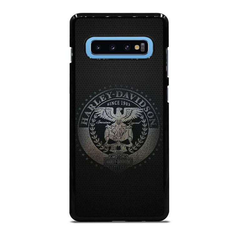 HARLEY DAVIDSON MOTORCYCLES COMPANY CARBON LOGO Samsung Galaxy S10 Plus Case Cover