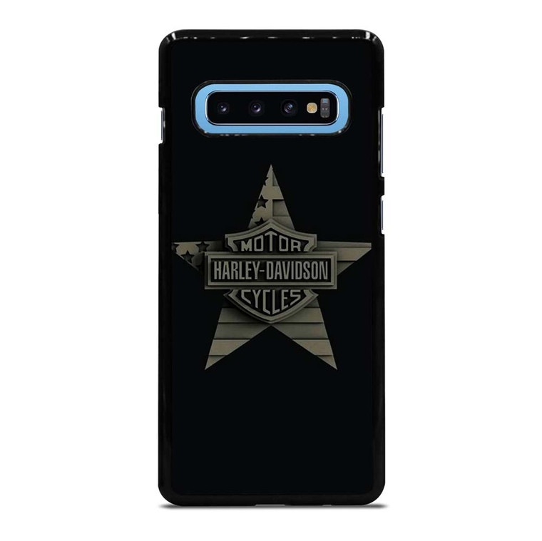 HARLEY DAVIDSON MOTORCYCLES COMPANY LOGO STAR Samsung Galaxy S10 Plus Case Cover