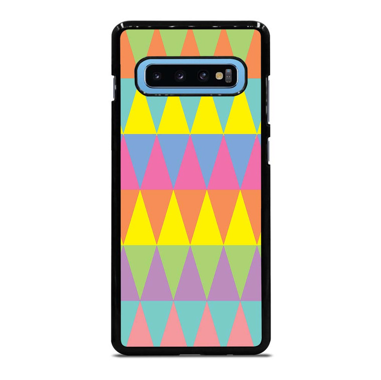 HERRINGBONE TRIANGLE Samsung Galaxy S10 Plus Case Cover