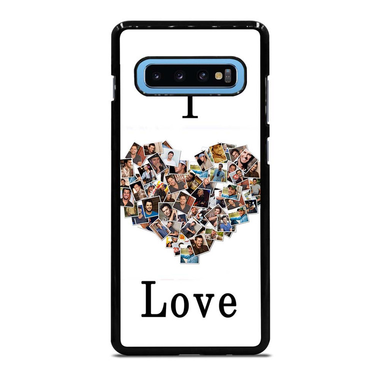 I LOVE LUKE BRYAN COLLAGE Samsung Galaxy S10 Plus Case Cover