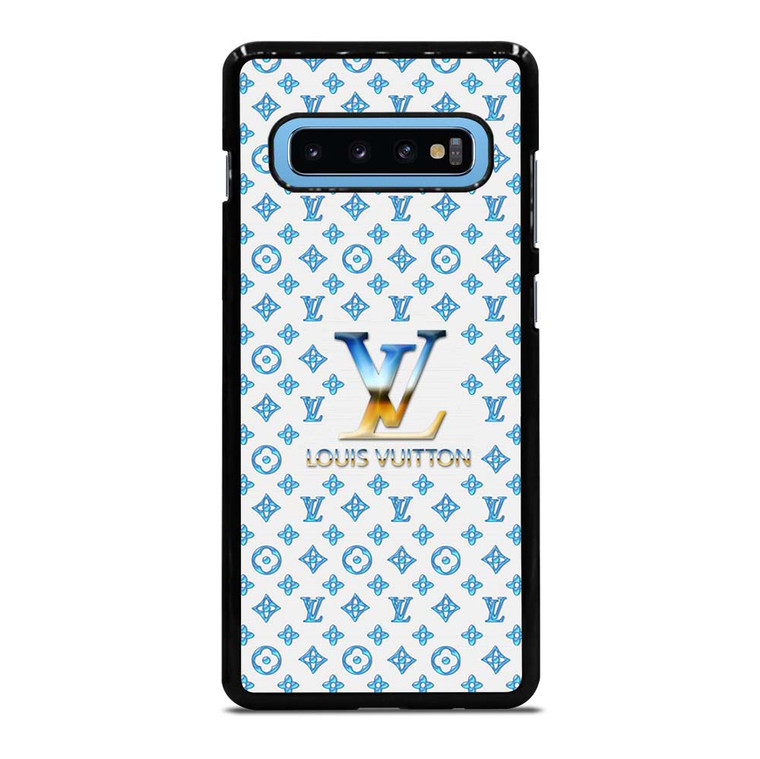 LOUIS VUITTON LV BLUE PATERN ICON LOGO Samsung Galaxy S10 Plus Case Cover