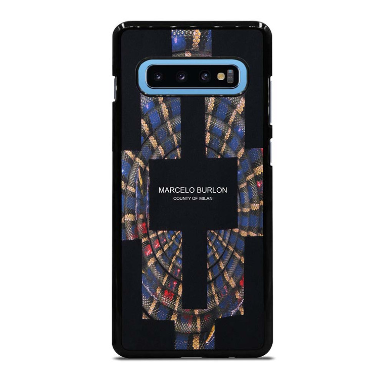 MARCELO BURLON COUNTY OF MILAN LOGO Samsung Galaxy S10 Plus Case Cover