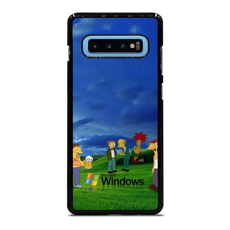 MICROSOFT WINDOWS THE SIMPSONS Samsung Galaxy S10 Plus Case Cover