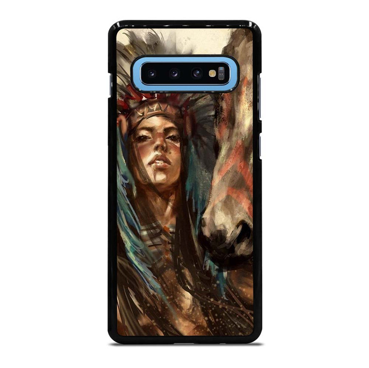 NATIVE AMERICAN PEOPLE ART Samsung Galaxy S10 Plus Case Cover