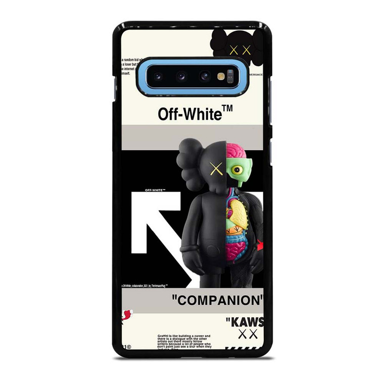 OFF WHITE KAWS COMPANION Samsung Galaxy S10 Plus Case Cover
