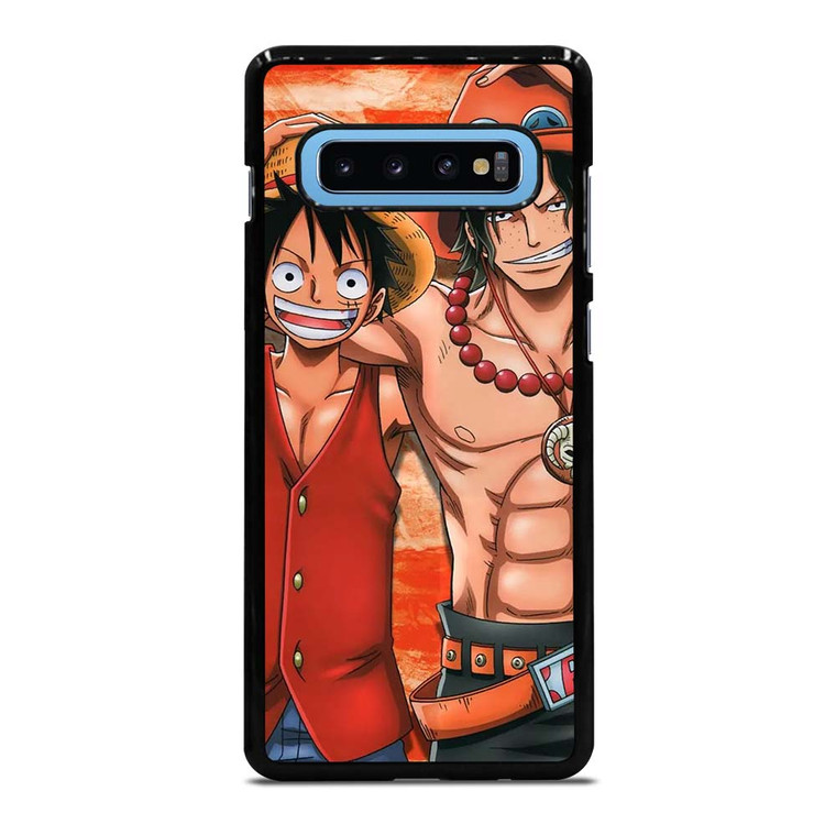 ONE PIECE ACE AND LUFFY Samsung Galaxy S10 Plus Case Cover