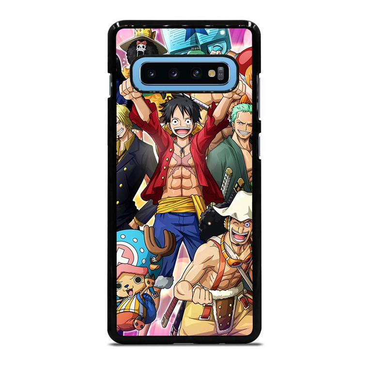 ONE PIECE CHARACTER STRAW HATS Samsung Galaxy S10 Plus Case Cover