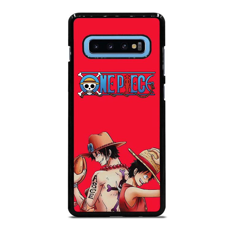 ONE PIECE LUFFY AND ACE Samsung Galaxy S10 Plus Case Cover