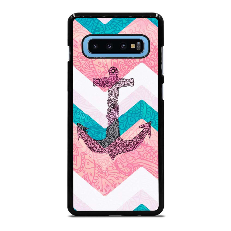 PAISLEY TRIBAL NAUTICAL ANCHOR Samsung Galaxy S10 Plus Case Cover