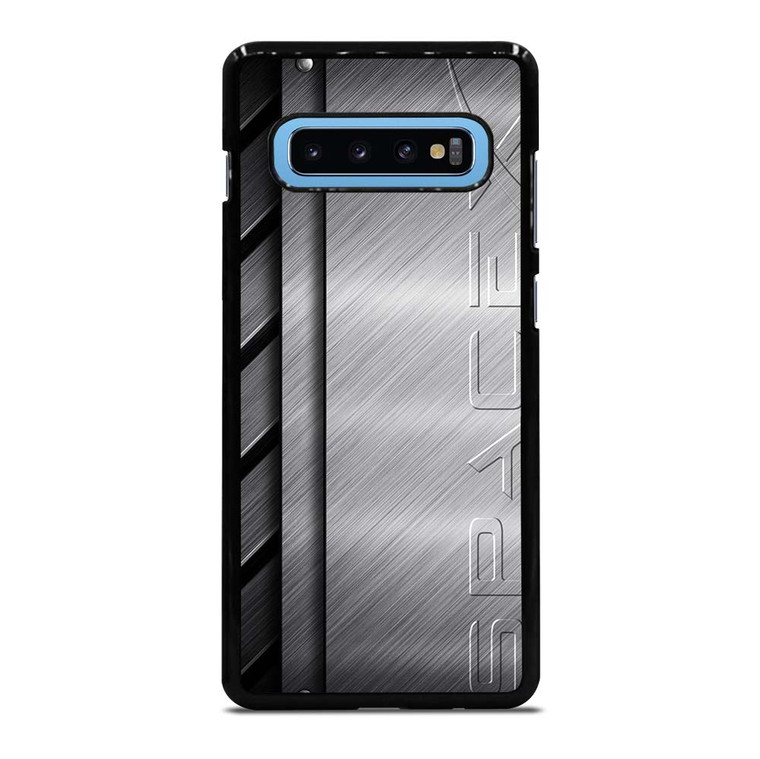 SPACE X LOGO METAL PLATE Samsung Galaxy S10 Plus Case Cover