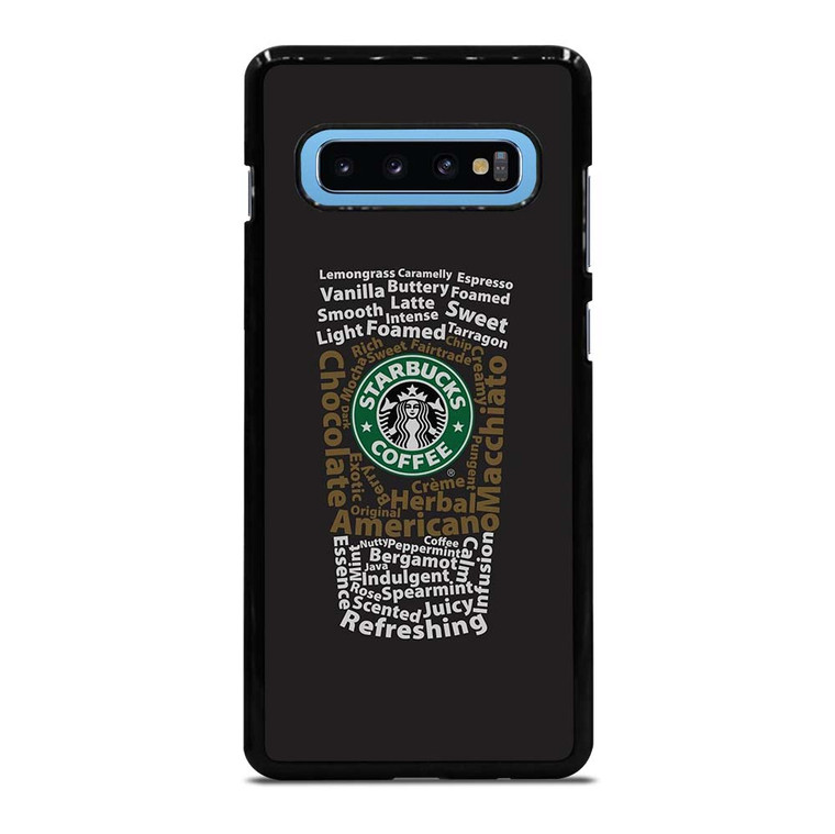 STARBUCKS COFFEE ART TYPOGRAPHY Samsung Galaxy S10 Plus Case Cover