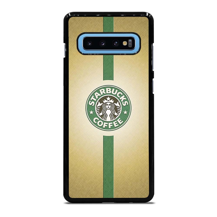 STARBUCKS COFFEE GREEN STRIPE Samsung Galaxy S10 Plus Case Cover